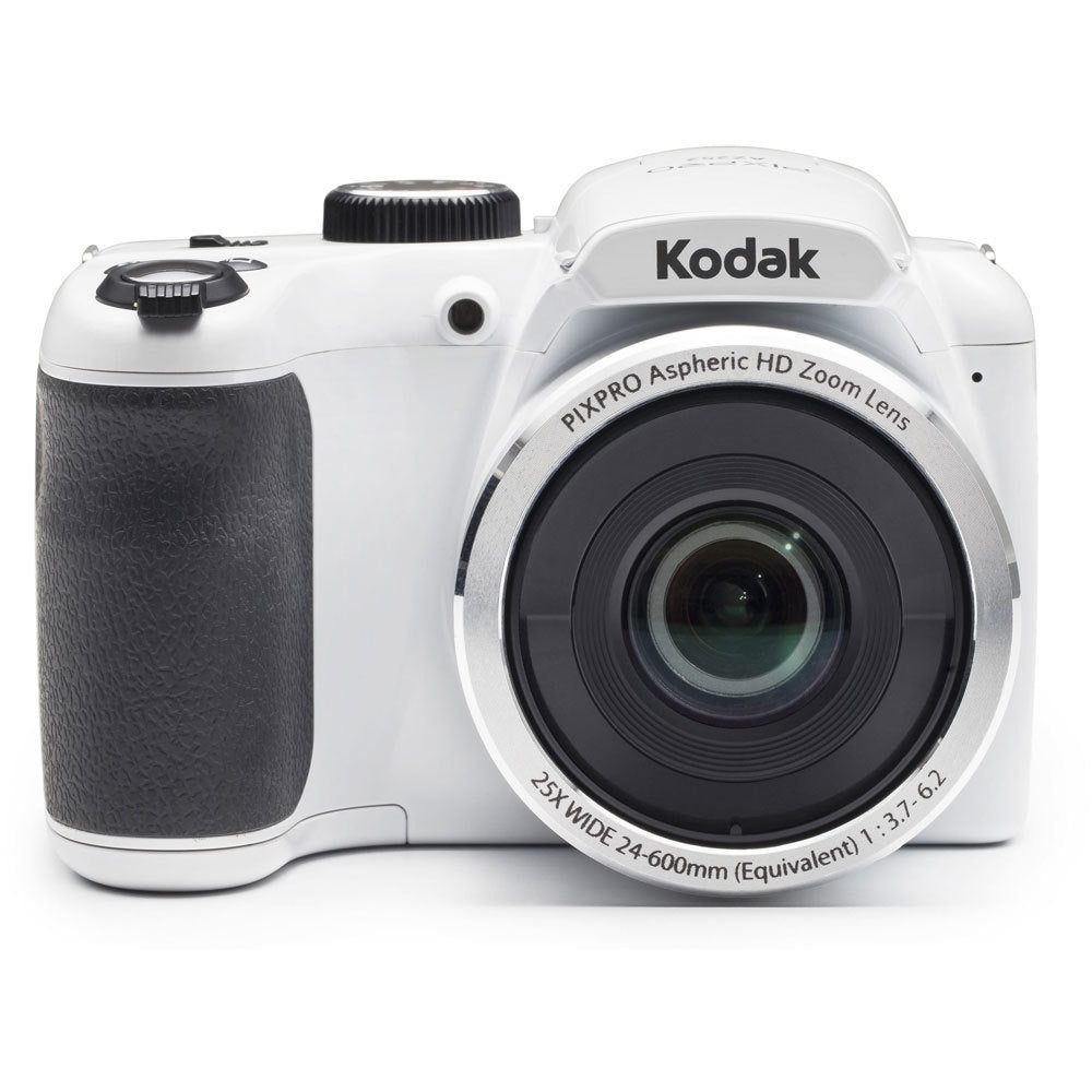 KODAK PIXPRO AZ252 Astro Zoom Digital Camera (White) Bundle