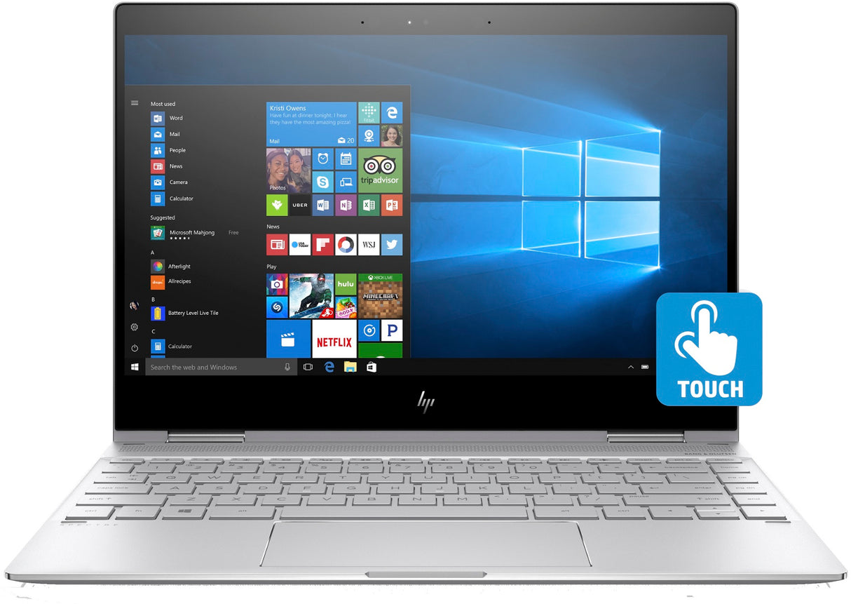 HP Spectre x360 13.3" 4K Corning Gorilla Glass Touch LED Core i7-8550U 512GB SSD