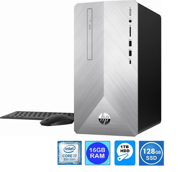 Windowsデスクトップ HP Pavilion Desktop 595 Core i7-8700 HP Pavilion 595-P0084 Intel Core i7 8700 6-Core 16GB 1TB HDD +