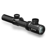 Vortex Crossfire II 1-4x24 Riflescope (V-Brite MOA Reticle) with Hunting Cap