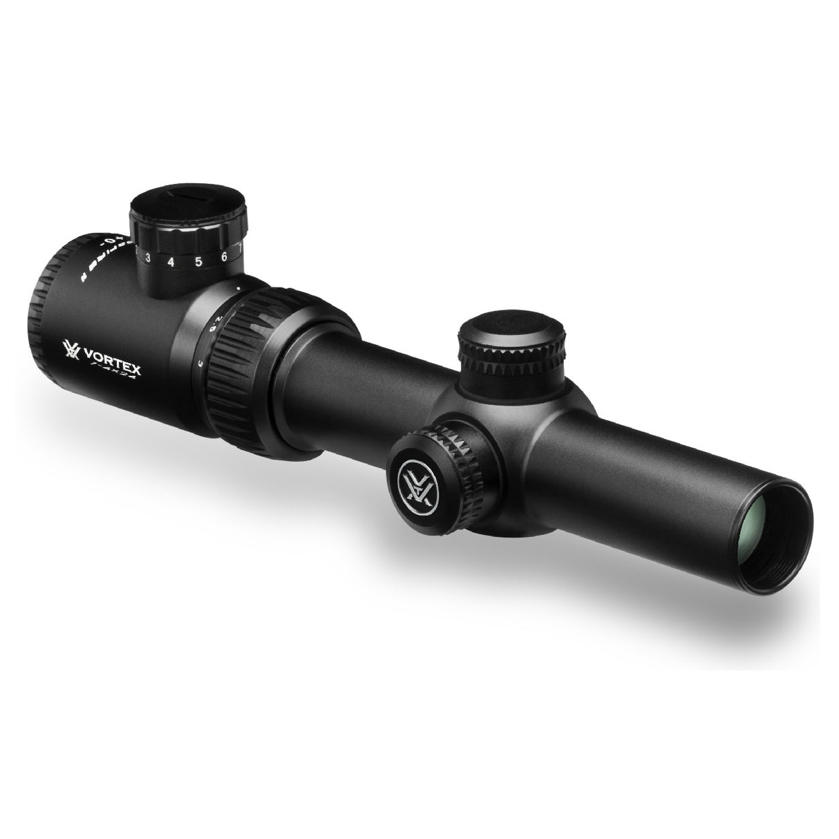 Vortex Crossfire II 1-4x24 Riflescope (V-Brite MOA Reticle) with Hunting Cap