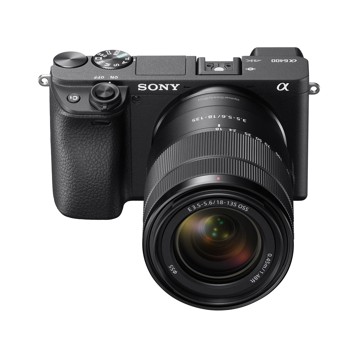 Sony Alpha a6400 Mirrorless Digital Camera with 18-135mm Lens (Black) (Open Box)