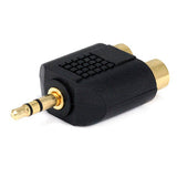 Monoprice 3.5mm TRS Stereo Plug to 2X RCA Jack Splitter Adapter (Gold-Plated)
