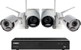 Lorex 6ch 1080p HD Wire-Free Battery Powered Camera System with 4 Metal Cameras