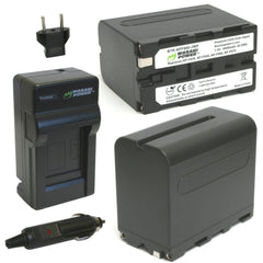 Wasabi Power Batteries and Charger for Sony Professional Camcorders (NP-FP970)