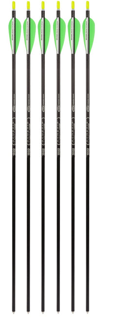 Genesis Archery Easton XX75 30 inch NASP Arrows for Genesis Bows (6-pack, Black)