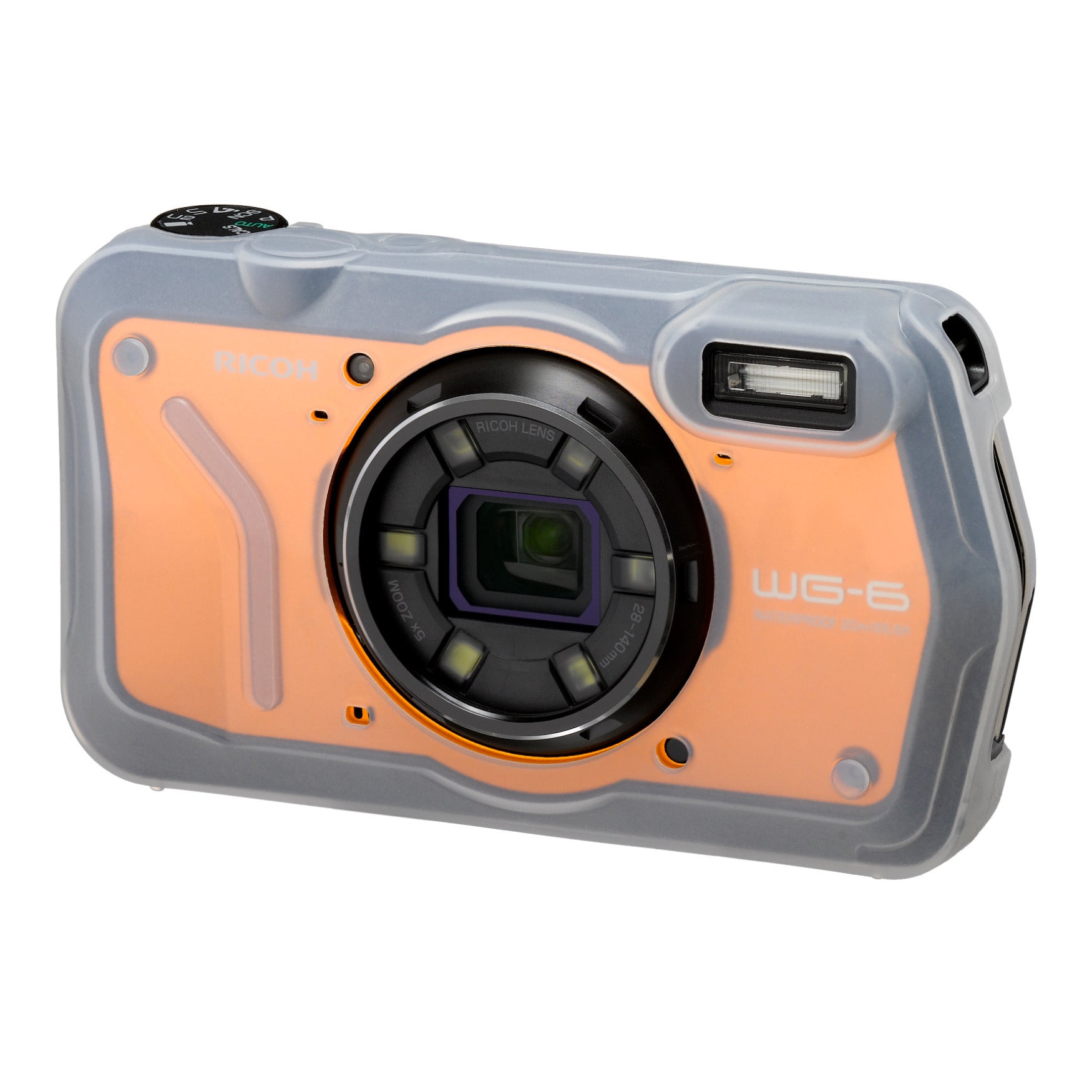 RICOH WG-6 オレンジ Amazon.com : Ricoh WG-6 Webcam Orange Waterproof Camera 20MP