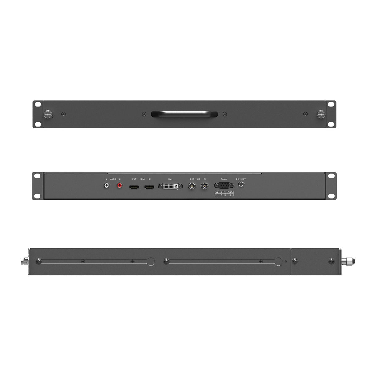 Lilliput RM-1730S 17.3-Inch 1RU FHD Pull-out Rackmount Monitor with Waveform, Vector