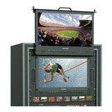 Lilliput RM-1730S 17.3-Inch 1RU FHD Pull-out Rackmount Monitor with Waveform, Vector