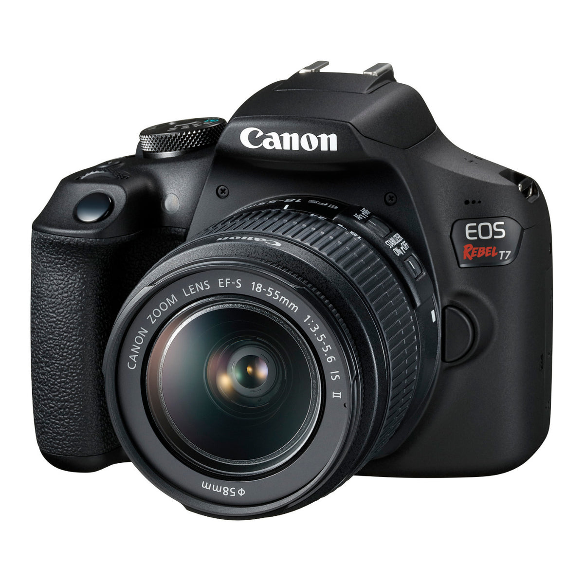 Canon EOS Rebel T7 DSLR Camera and EF-S 18-55mm IS II Lens Kit