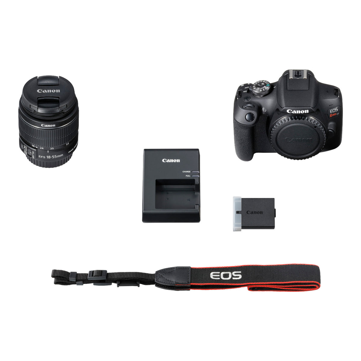 Canon EOS Rebel T7 DSLR Camera and EF-S 18-55mm IS II Lens Kit