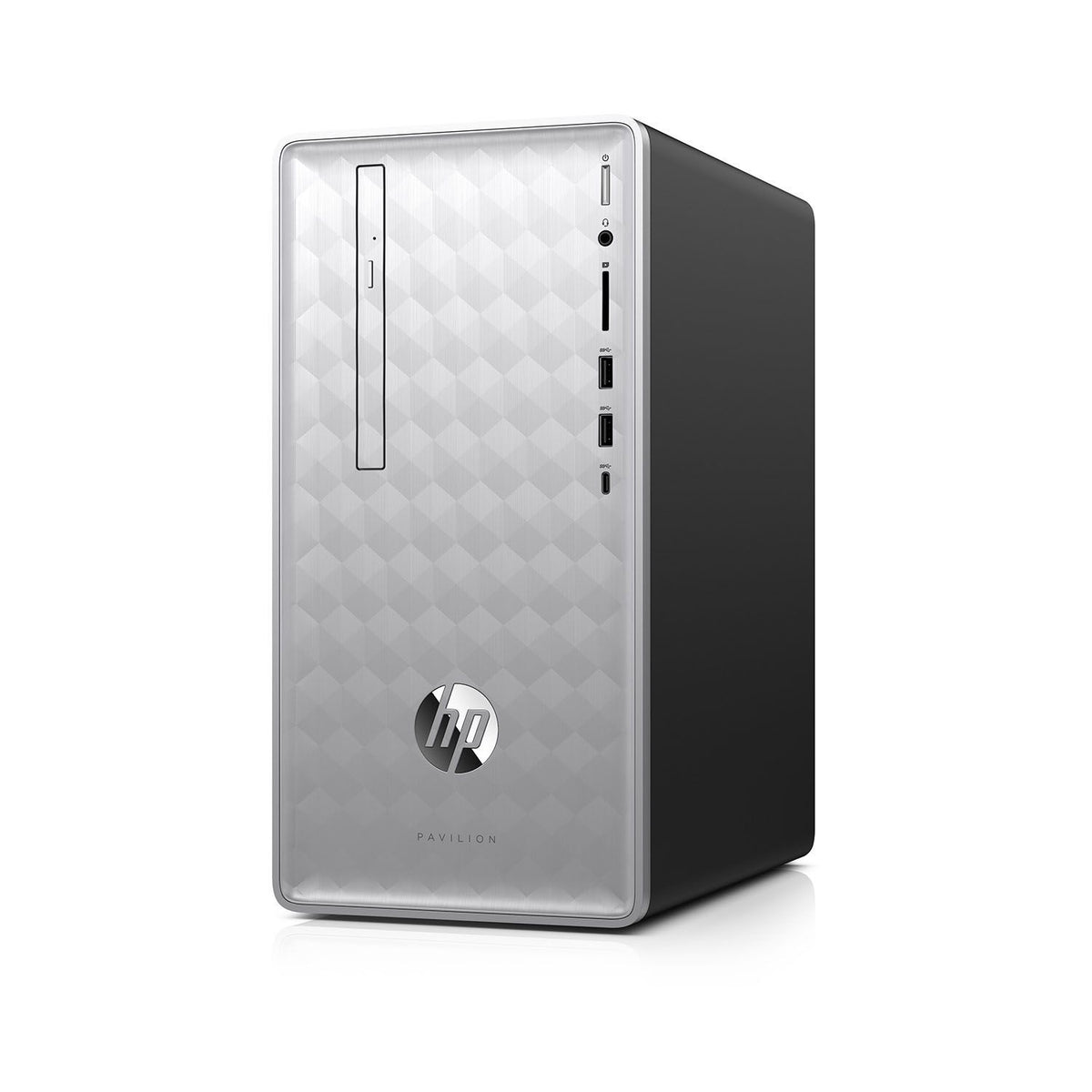 HP Pavilion 590 Desktop PC, Intel Core i7-8700, 16GB RAM, 2TB HDD, AMD Radeon 2GB, Windows 10 (Certified Refurbished)