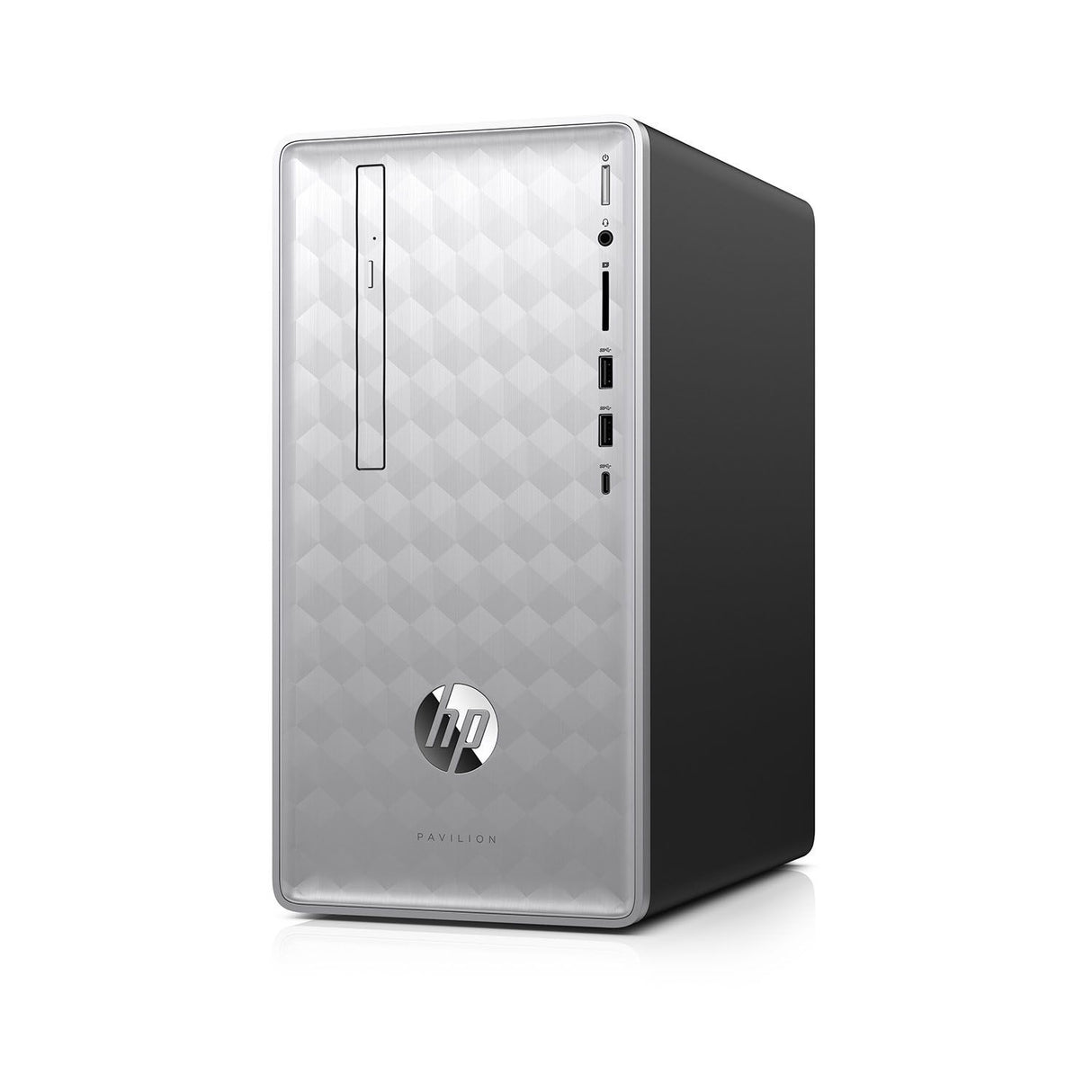HP Pavilion 590 Desktop PC, Intel Core i7-8700, 16GB RAM, 2TB HDD, AMD Radeon 2GB, Windows 10 (Certified Refurbished)