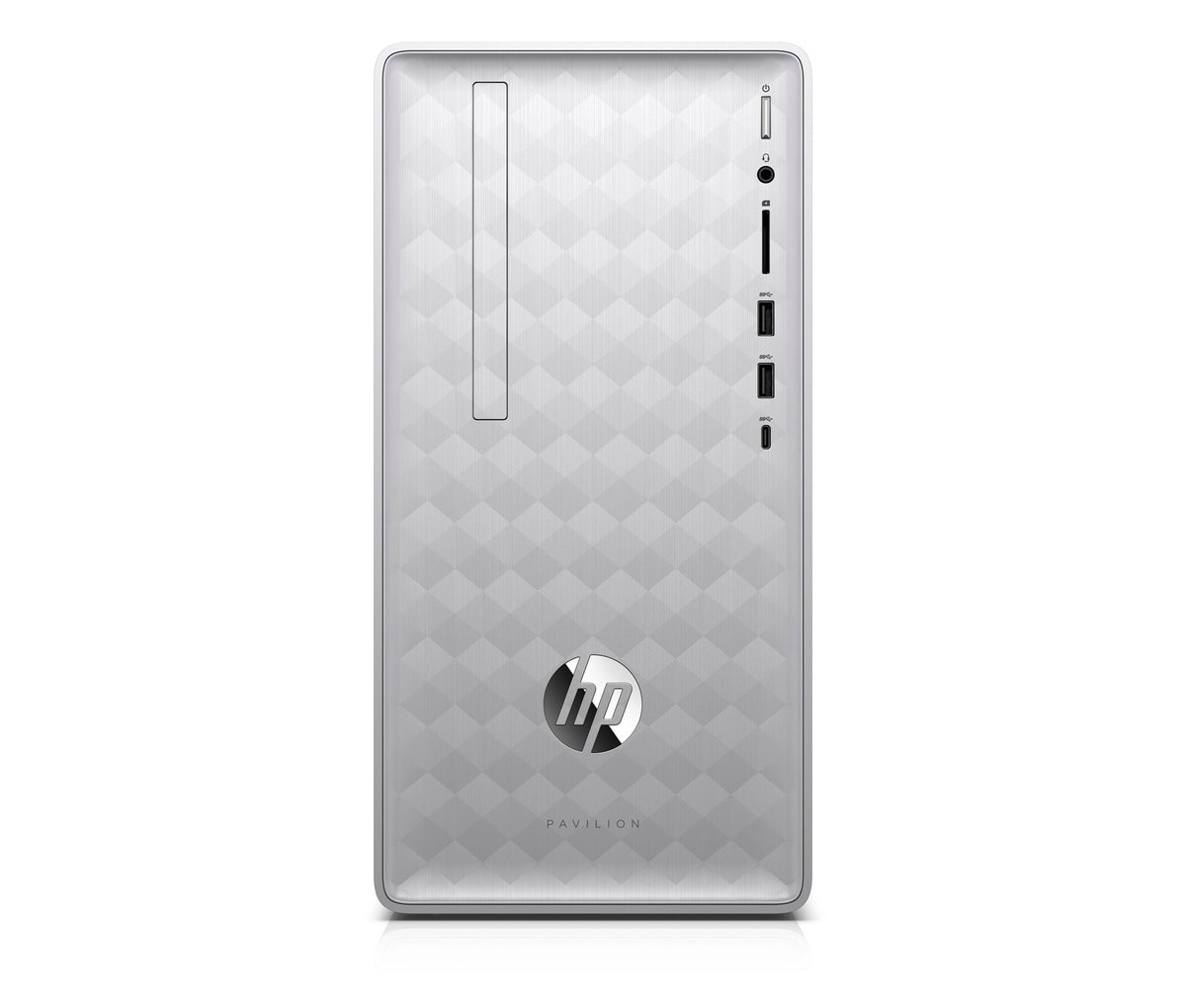 HP Pavilion 590 Desktop PC, Intel Core i7-8700, 16GB RAM, 2TB HDD, AMD Radeon 2GB, Windows 10 (Certified Refurbished)
