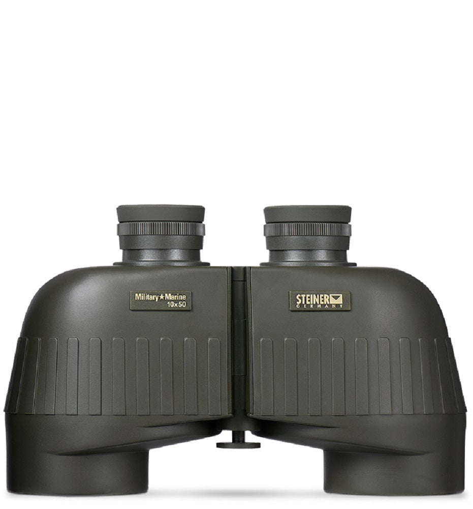 Steiner Military-Marine 10x50 Binoculars with Cap and Microfiber Cloth Pouch