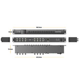 AV Matrix MSS0811 8x8 3G-SDI Matrix Switcher