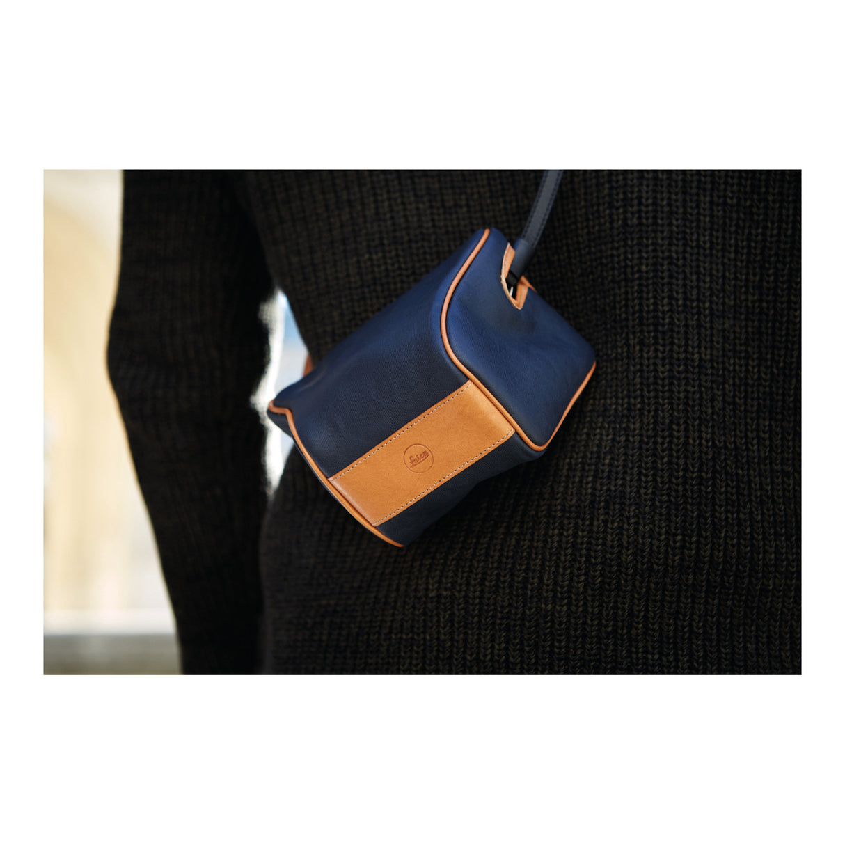 Leica Ettas Coated Canvas Pouch (Midnight Blue)