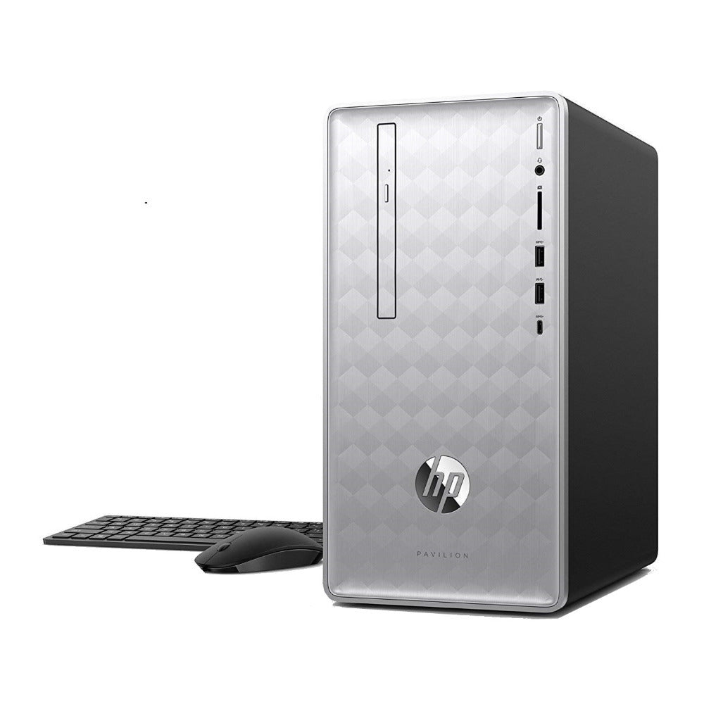 HP Pavilion 590-P00 Desktop PC, Intel Core i7-8700, 12GB RAM, 1TB HDD (Certified Refurbished)