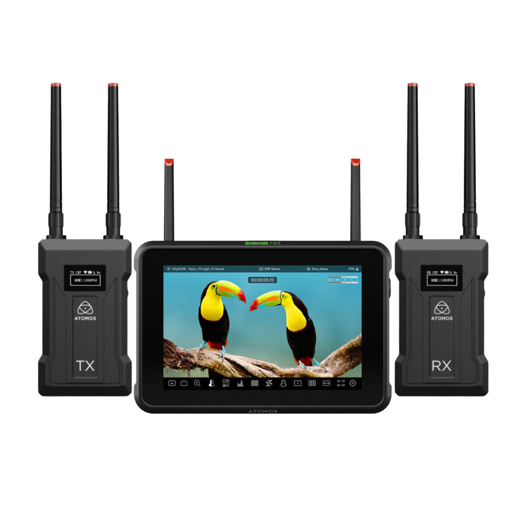 Atomos Shinobi 7 RX 7-inch HDR Monitor Bundle with Transmitter and