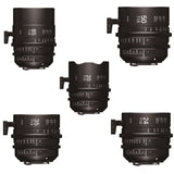 Sigma 5 Cine Lens Kit for Sony E Mount with Case