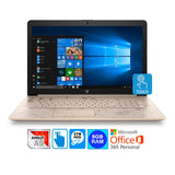 HP 15.6" HD WLED Touch Screen Laptop with AMD A9-9425 2TB HDD 8GB RAM & Microsoft Office Personal 365 1Yr.