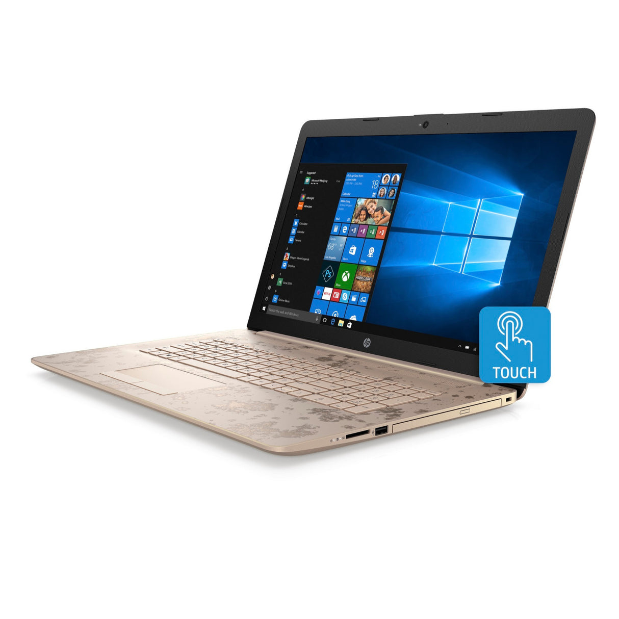 HP 15.6" HD WLED Touch Screen Laptop with AMD A9-9425 2TB HDD 8GB RAM & Microsoft Office Personal 365 1Yr.