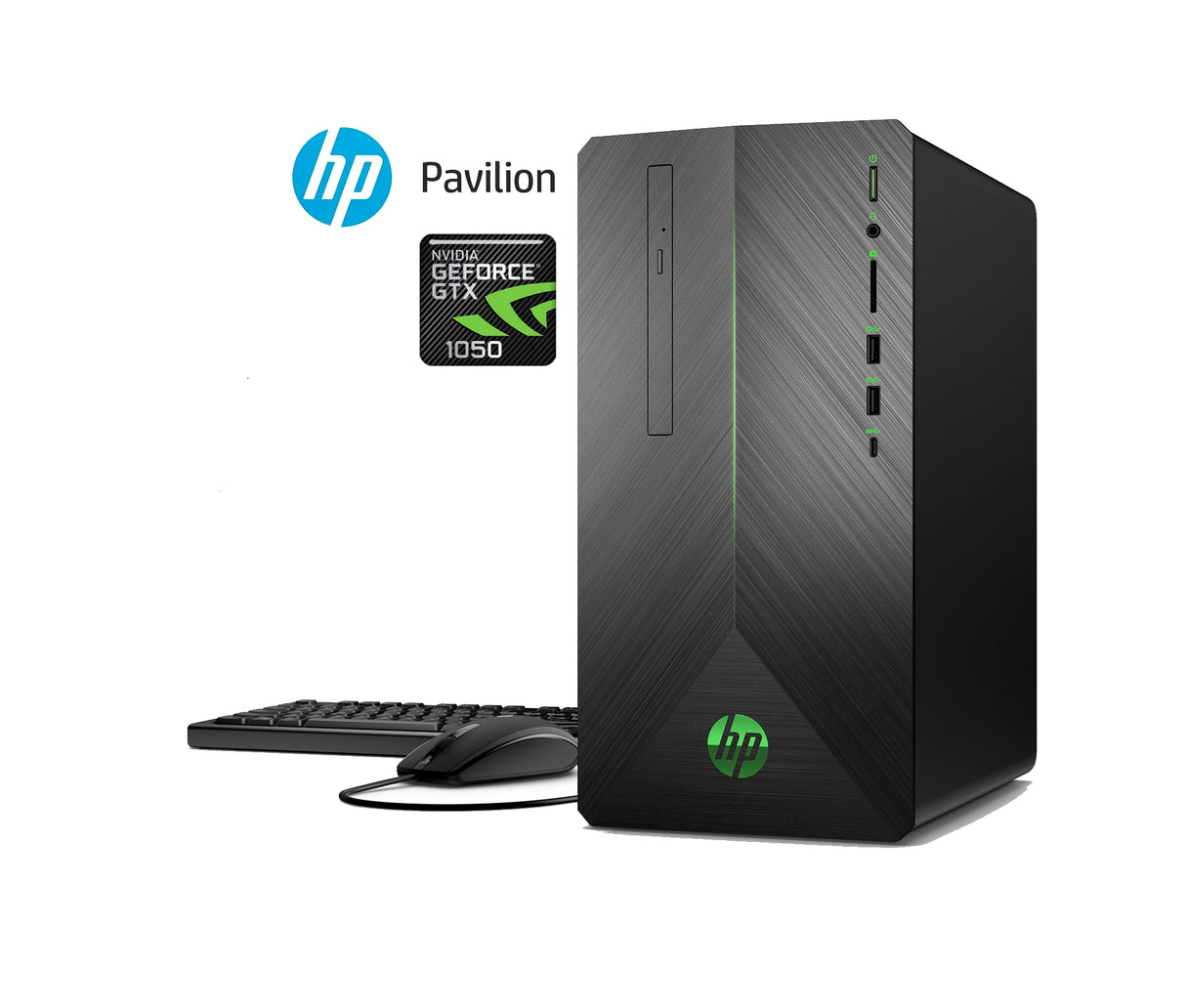 HP Pavilion 790 Gaming PC Intel Core i3 8GB 1TB HDD NVIDIA GeForce GTX 1050 2GB