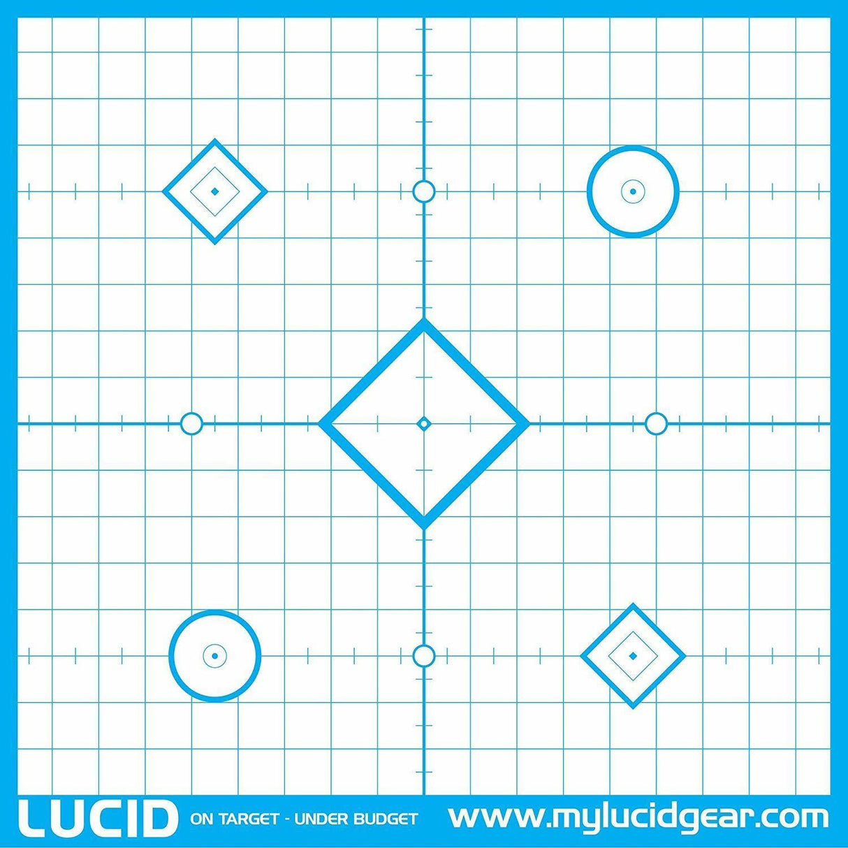 Lucid Optics Precision "Sight In" Target (Pack of 20)