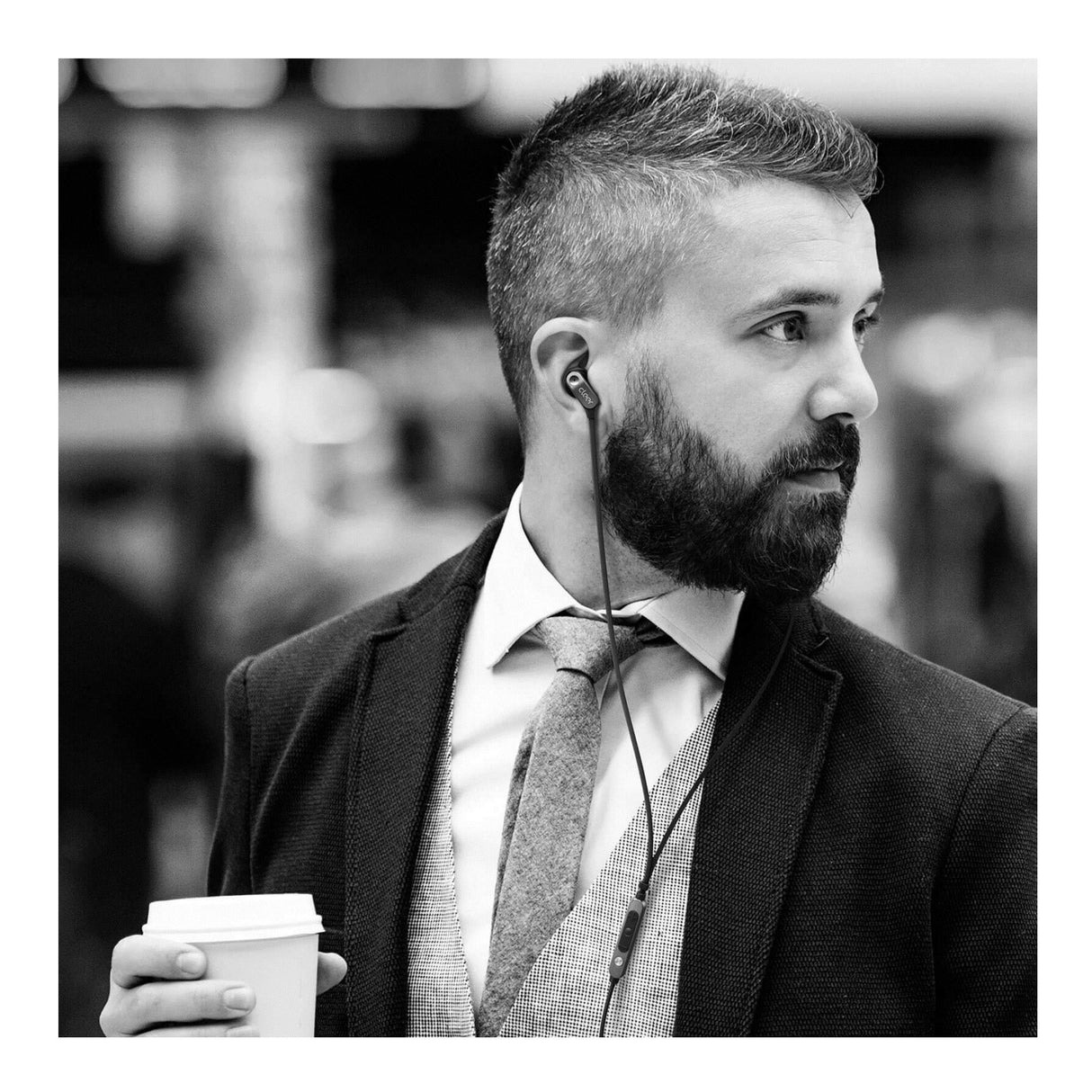 Cleer Trek Active Noise-Canceling In-Ear Headphones (Red)