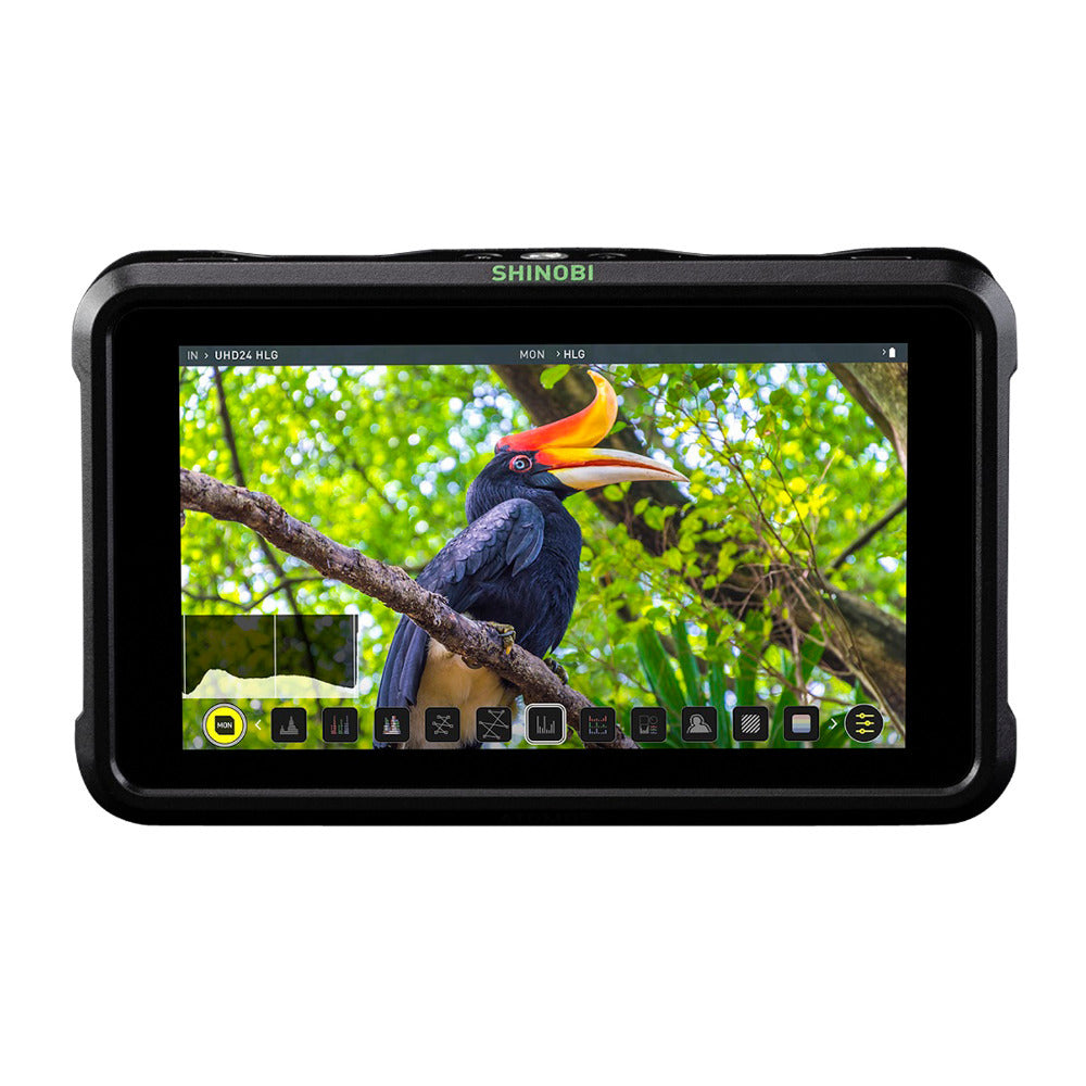 Atomos Shinobi 5-Inch HDMI 4K Monitor with 60-Inch Tripod and 32GB Memory Card