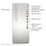 HP Envy 795-0020 Desktop PC, Intel Core i7-8700 (3.2GHz), 12GB RAM, 1TB HDD + 256GB SSD, AMD Radeon RX 550 4GB (Certified Refurbished)