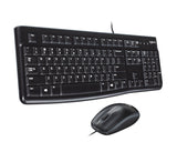 Logitech MK120 USB Keyboard and Mouse Combo for Windows-based PC