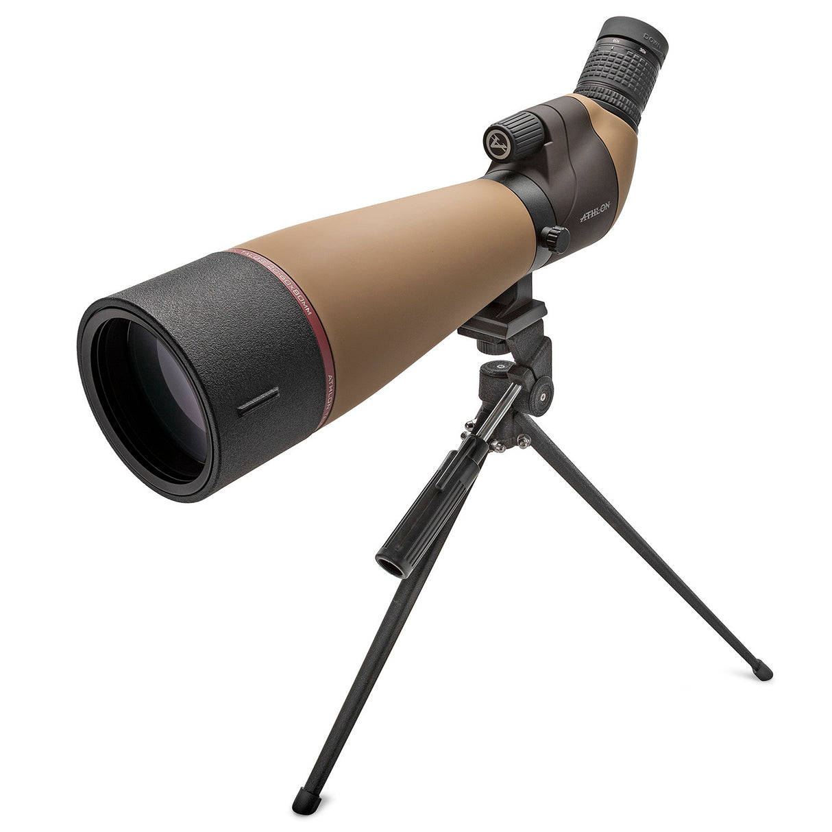Athlon Optics Talos 20-60x80 Angled Spotting Scope (Tan)