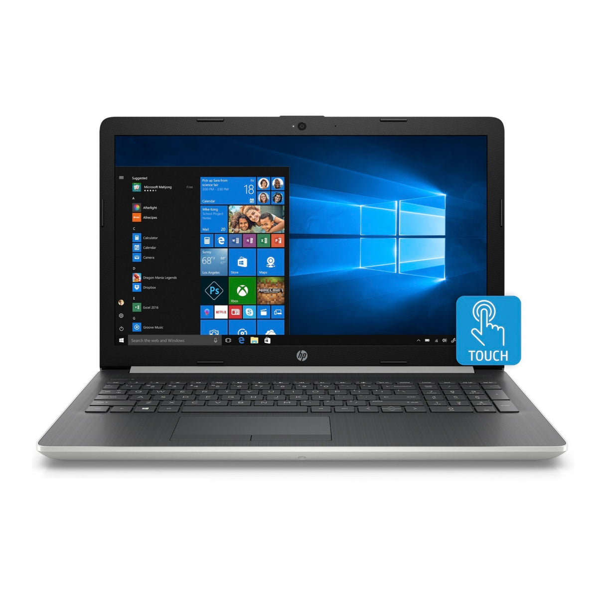 HP Laptop 17CA 17.3" HD+ Touchscreen Laptop, AMD A9-9425, 8GB RAM, 2TB HDD, Microsoft Office 365 (1-Year) (Certified Refurbished)