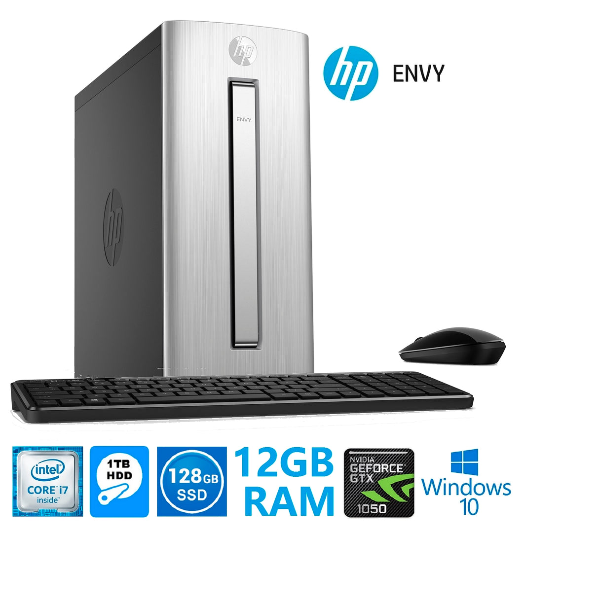 HP ENVY 750-537c MT Core i7-7700, 12GB, 1TB HDD+128GB SSD, NVIDIA GTX 1050 PC