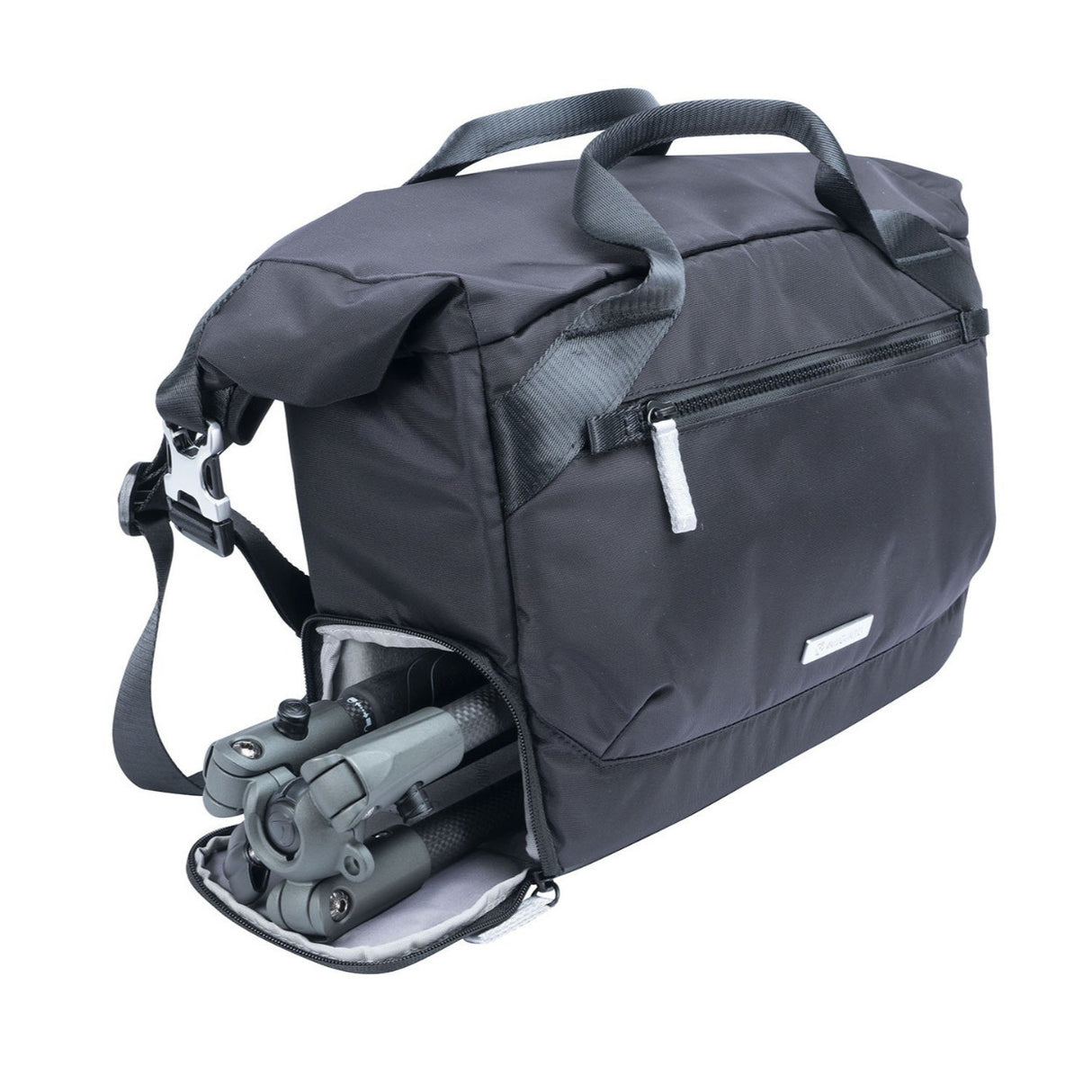 Vanguard VEO FLEX 35M Slim Roll Top Shoulder Camera Bag (Black)