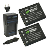 Wasabi Power Battery (2-Pack) and Charger for Kodak KLIC-7006
