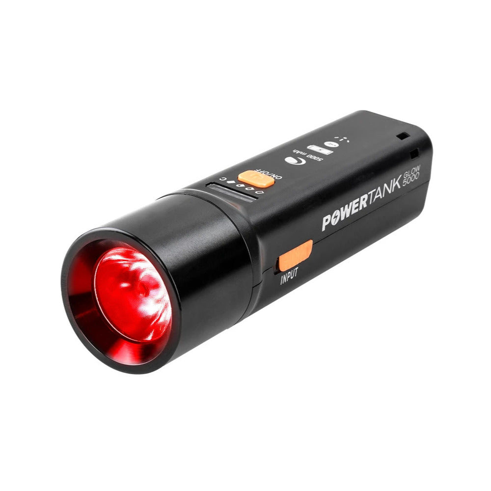 Celestron Powertank Glow 5000 Red LED Flashlight and Powerbank