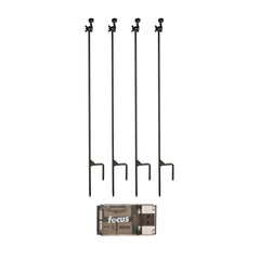HME Products Trail Camera Holder Posts (4-Pack Bundle), Universal Mounts for All Game Cams
