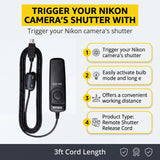 Nikon MC-DC2 Remote Shutter Release Cord