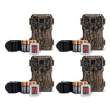 Stealth Cam PX18CMO 8MP Trail Game Camera (4-Pack) with 8GB SD Cards and Batteries