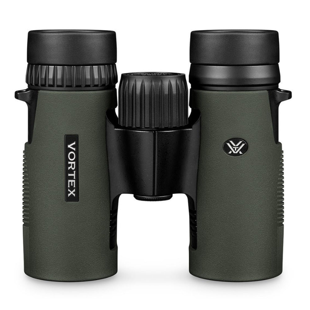 Vortex 8x32 Diamondback HD Roof Prism Binoculars with Cap and Floating Strap Bundle