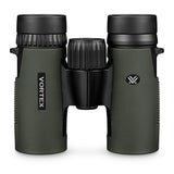 Vortex 10x32 Diamondback HD Roof Prism Binoculars with Cap and Floating Strap Bundle