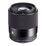 Sigma 30mm f/1.4 Contemporary DC DN Prime Lens for Sony E with Accessory Bundle