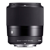 Sigma 30mm f/1.4 Contemporary DC DN Prime Lens for Sony E with Accessory Bundle