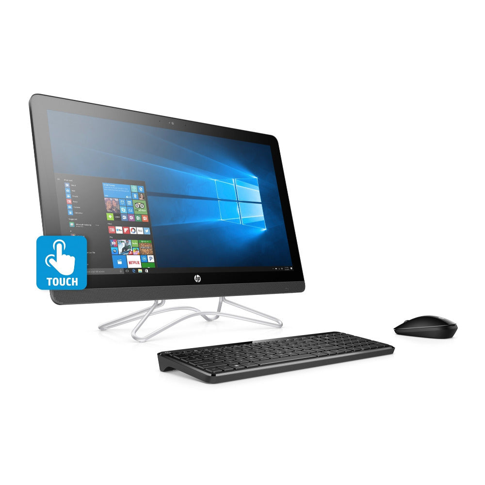 HP 24-F0028 23.8" FHD IPS Touch All-in-One PC, AMD A9-9425, 4GB RAM, 1TB HDD, Microsoft Office 365 (Certified Refurbished)