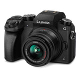 Panasonic LUMIX G7 Mirrorless Camera with 14-42mm Lens, 64GB SD Card and Accessories Bundle