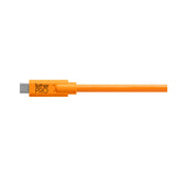 Tether Tools TetherPro USB Type-C Male to 5-Pin Mini-USB 2.0 Type-B Male Cable (15-Feet, Orange)