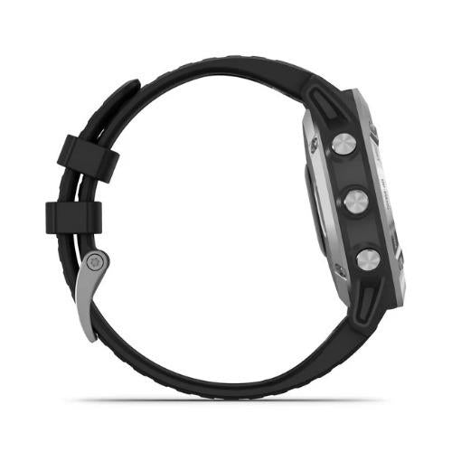 Garmin fenix 6 Multisport GPS Smartwatch (Silver with Black Band)