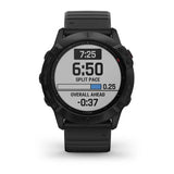 Garmin fenix 6X Pro Multisport GPS Smartwatch (Black with Black Band)